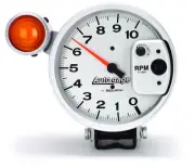 Auto Meter 5in Auto Gauge Tach -10K Silver Face