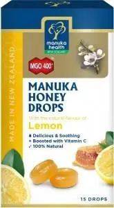 Manuka Health MGO 400+ Manuka Honey & Lemon Lozenges 15s
