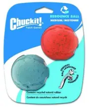 Chuckit! Rebounce Ball 2.5''/2 Pack Assorted