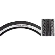 Sunlite Cruiser Sun Tire, 24" x 2.125", Black/White