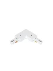 Right Angle Track Joiner in White