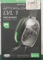 MICROSOFT XBOX ONE - CONSOLE AFTERGLOW - LVL 1 CHAT HEADSET - NEW / SEALED 2