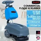AUCH FSH14 Floor Scrubber & Dryer 360mm Battery Walk Behind Commercial Machine