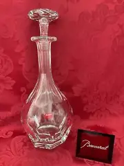 NEW FLAWLESS Exquisite BACCARAT France Glass MALMAISON Crystal DECANTER STOPPER