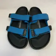 Birkenstock New w/ Box Atacama Futura Sapphire Birko-Flor Microfiber Footbed Reg