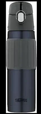 Thermos Stainless Steel Vacuum Insulated Hydration Bottle, 530ml, Midnight Blue,