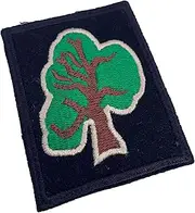 [Hornbeam Militaria] Reproduction WW2 Era British Army Insignia, British 46th Infantry Division Patch, Sew On, Black, s