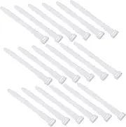 40Pcs Silicone Cable Straps Fish Bone Shape Earphone Winder USB Cable Clips for Organizing Cords for Home Office Desktop Use