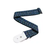 Planet Waves Woven Guitar Strap, Hootenanny Blue/Black