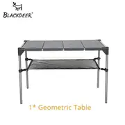BLACKDEER Geometric Folding Table, Folding Table