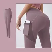 KHUANXIRO Nude high-Waisted Seamless Female Butt Lift Seamless Fitness Sports Yoga Pants
