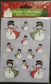 American Traditional Designs - Sticker Collection - Traditional Snowmen Sealed