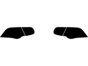 Rvinyl Tail Light Tint Covers Fits Volkswagen Eos 2007-2011