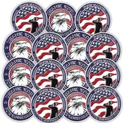 [gisgfim] 15 Pieces Military Challenge Coins Thank You for Your Service Military Gifts for Men Women for Veterans Day Gifts