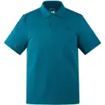 【THE NORTH FACE】TNF 短袖POLO 立領短袖 M PIQUE POLO - AP 男 藍(NF0A7WD2O0X)