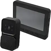 Uonlytech 1set Video Doorbell with Screen Wireless Doorbell Camera for Home Security Easy Installation and Remote Communication Advanced Monitoring System Display