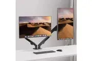 MONSTER Adjustable Dual Arm Monitor Mount / VESA 75100mm / Up to 27 inches Screens