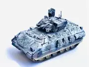 for Dragon US M2A3 Bradley Fighting Vehicle Snowy VERSION 1/72 ABS Tank Model