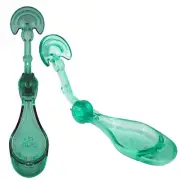 1 Green Triple-Edge Folding Tongue Scrapers - Get Rid of Bad Breath!