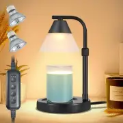Marble Base Candle Warmer Lamp with Timer,Electric Candle Lamp Warmer Gifts f...