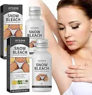 Snow Bleach Cream,Snow Bleach Cream for Private Part Underarm Whitening,Snow Bleach Intensive for Face and Body,Do Me Bleach My Butt Cream (2 pcs)