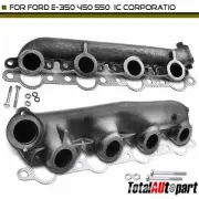 2x Exhaust Manifold with Gasket for Ford E-450 Super Duty V8 7.3L Left & Right (for: Ford)