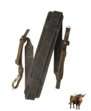 Handmade Wax Cowhide Leather Camera Shoulder Neck Strap, Full Grain Leather