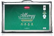 Tontine Classic Comfort Allergy & Asthma Sensitive Pillow - Medium Profile, Medium Feel, Anti Microbial, Natural Cotton Cover, Machine Washable, Australian Made