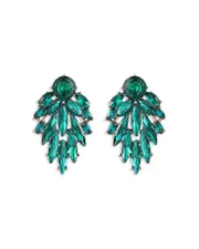 Ettika Cry Me A River Crystal Cluster Drop Earrings