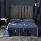 Luxury Coverlet Cotton Flat Sheet 100s Silky Supima Cotton Bed Sheet Super Cozy