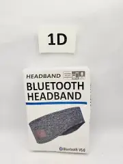 BLUETOOTH Headband / Sweatband V5.0 Wireless .....NEW.....GRAY...Free Shipping