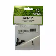 Axial AXA015 M2x10mm Cap Head BLK 10 EXO/SCX10/Wraith