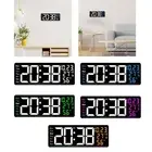 Digital Wall Clock Decoration Sturdy LED Alarm Clock for Bedroom Office Dorm