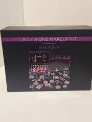 NEW SHANY Carry All Makeup Train Case Pro Makeup Reusable Aluminum Train Case