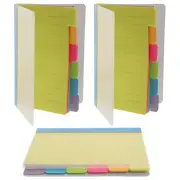 3 Books Colored Smooth Writing Plan Pads Office Dating