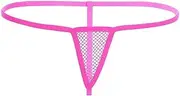 [GRRKDFQ] Women'S Sports Underwear Fishnet See Through Open Butt G-String Thong