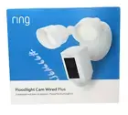 Ring Floodlight Cam Wired Plus Surveillance Camera White