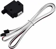 Filament Detection Sensor Module for 3D Printer, Compatible with 1.75/3mm Filaments, Trigger Sensor Switch Accessory, Black/White(1.75mm-Black)