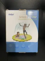 Spacious 68" Inflatable Splash Play Mat, Water Toy, Sprinkler Pad for Kids