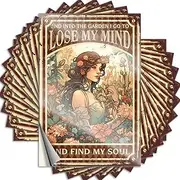 Bumper Sticker and Into The Garden I Go to Lose My Mind and Find My Soul Stickers Funny Sticker Car Stickers (Color : Colour, Size : 12X18CM)
