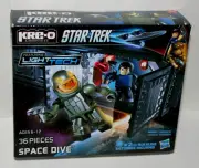 KRE-O Star Trek A3128 Space Dive Toy 36 pieces Figure Set New NOS Box 2012 Light