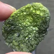 55Ct Genuine MOLDAVITE Czech Republic Certificate of Authenticity