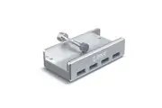Orico MH4PU-SV MH4PU 4 Port USB3.0 Clip-type HUB Silver For Desktop Laptop Add-On USB Hub