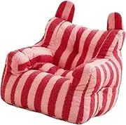 Kids Couch Single Seater Sofa Leisure Sofa Comfortable Modern Accent Chair Lounge Chair Armchair for Apartment Home Furniture, Red