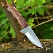 Handmade Fixed Blade Hunting Knife- 8 Inches Stainless Steel Razor Sharp Blade.
