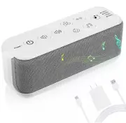 White Noise Sound Machine for Sleeping Baby Adults Kids-Portable Sleep Sound ...