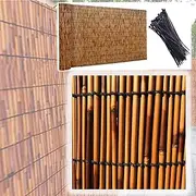 Reed Screening,Decorative Fences,Sunshade,Bamboo Fencing Rolls, Bamboo Fence Plant Pool Fence,2 3 4 5 feet High x 16.4 feet Long, Reed Screen for Garden, Privacy (Size : 175x1005CM(5.7x33ft))