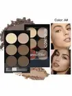 6 Colors Highlight Contouring Powder Palette Face Shadow Contouring Powder Makeu