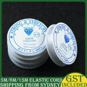 Super Strong Stretch Elastic Cord String Bead Beading Jewelry Bracelet 0.6/0.8/1