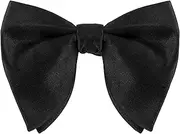 [Ptwola] Men's Bow Tie Adjustable Pre-tied Adjustable Bow Tie for Parties Weddings Banquets Vest Graduation Tuxedo Costume Accessories, black, 5,12 × 3,94 × 0,79 Zoll/13 × 10 × 2 cm